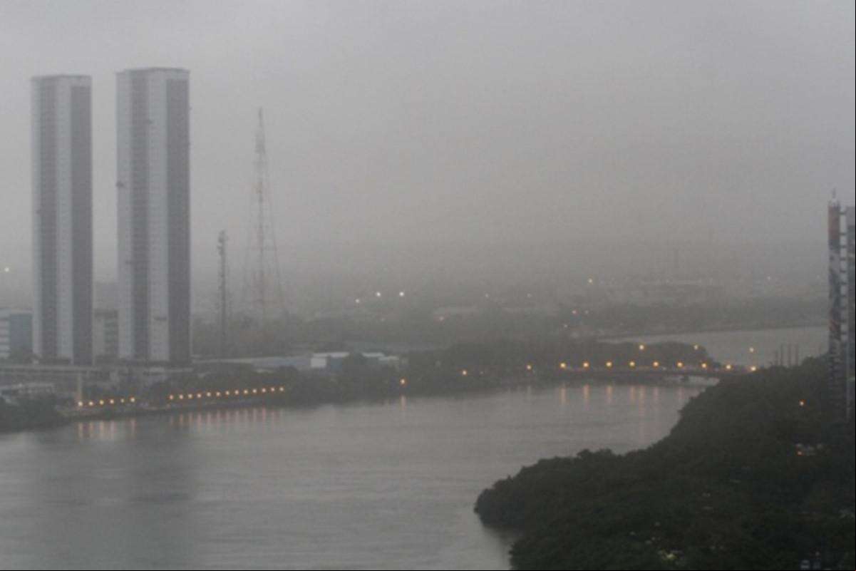 VISTA ÁREA DA CHUVA NO RECIFE