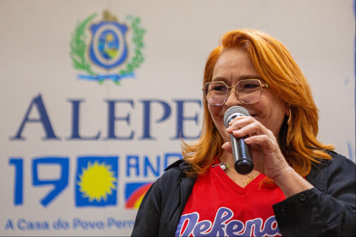 Ivete Caettano, presidente do Sindicato dos Trabalhadores em Educação de Pernambuco (Sintepe)