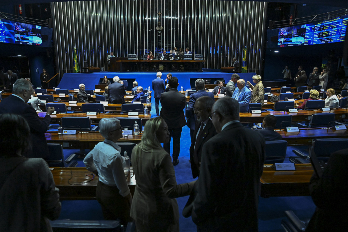 Plenário do Senado Federal durante sessão deliberativa ordinária (Jefferson Rudy/Agência Senado) Plenário do Senado Federal durante sessão deliberativa ordinária/Jefferson Rudy/Agência Senado